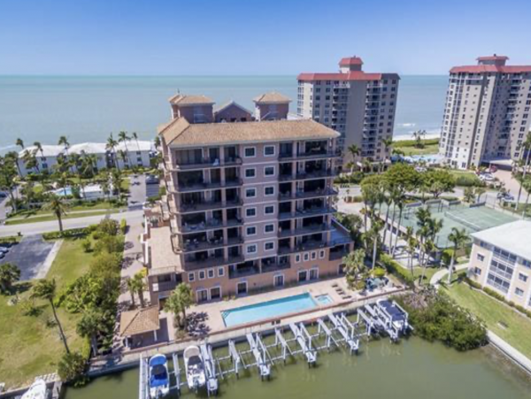 Expansive balcony overlooking the Bay and Gulf